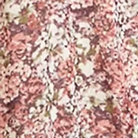 Plus Printed Chiffon Maxi Dress