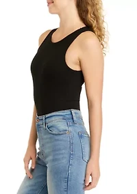 Sleeveless Jeweled Neck Bodysuit - Missy and Plus Sizes