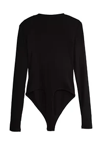 Long Sleeve Crew Neck Bodysuit - Missy and Plus Sizes