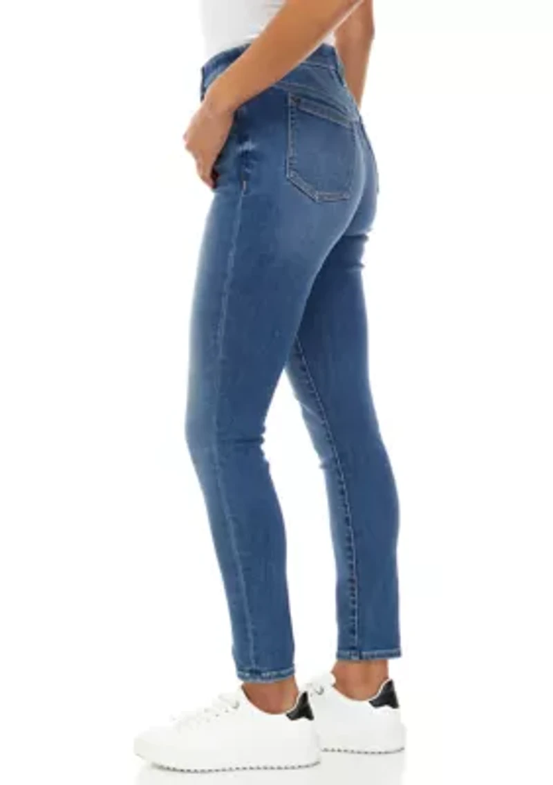 High Waist Skinny Jeans - Missy and Plus Sizes