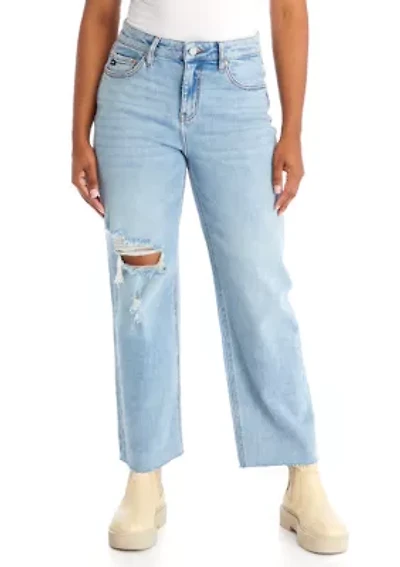 Vintage Straight Ankle Jeans - Missy and Plus Sizes