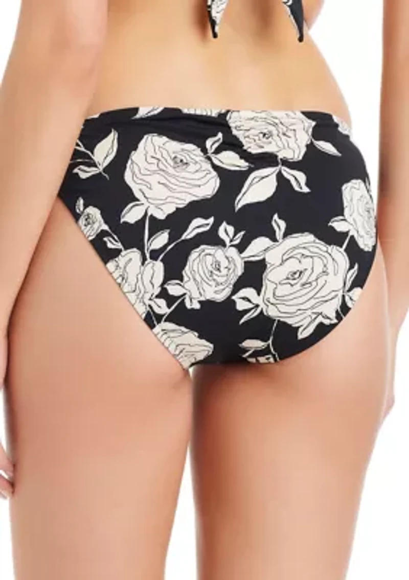 Women's Among Roses Cinch Back Swimsuit Bottoms