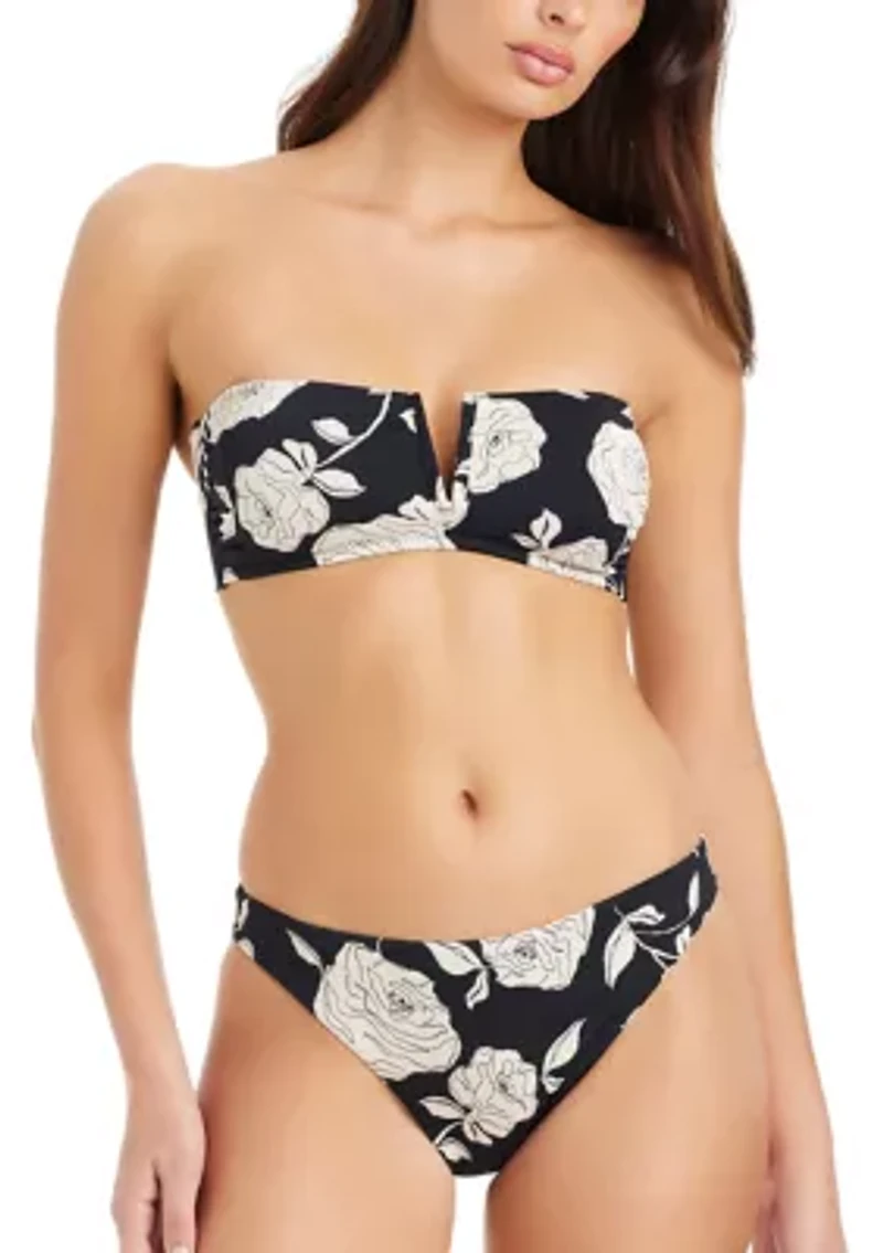 Women's Among Roses Cinch Back Swimsuit Bottoms