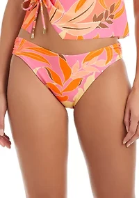 Frangipani Hipster Bikini Bottoms