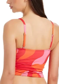 Women's Heat Wave Shirred Bralette Swim Top