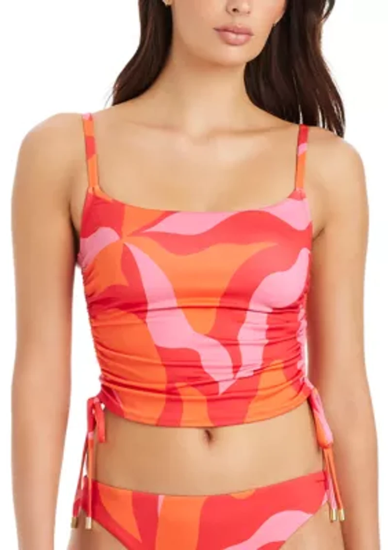 Women's Heat Wave Shirred Bralette Swim Top
