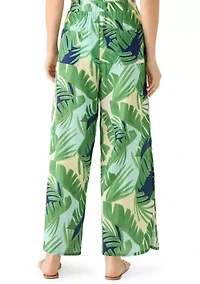 Women's Summer Breeze Side Slit Swim Coverup Pants