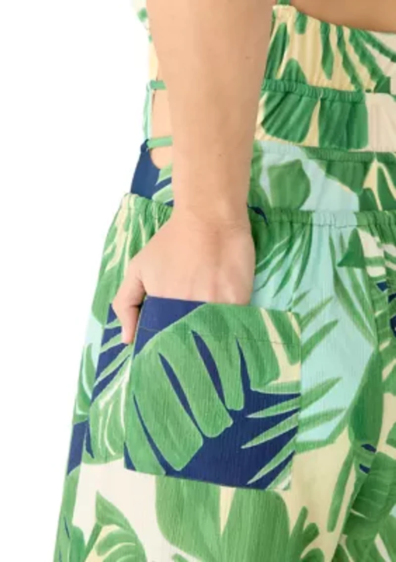 Women's Summer Breeze Side Slit Swim Coverup Pants