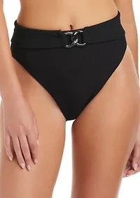 Women's Stay Connected High Waisted Swimsuit Bottoms
