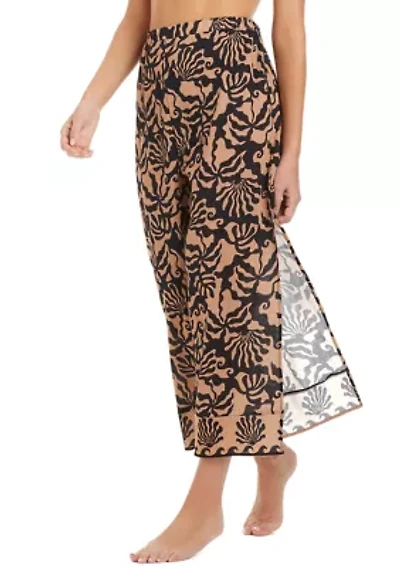 Women's Shell We Side Slit Cover-Up Pants