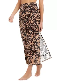 Women's Shell We Side Slit Cover-Up Pants