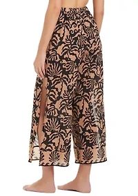 Women's Shell We Side Slit Cover-Up Pants