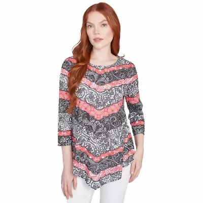 Lace Chevron Sublimation Jersey Top