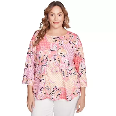 Mixed Pattern Sublimation Knit Top