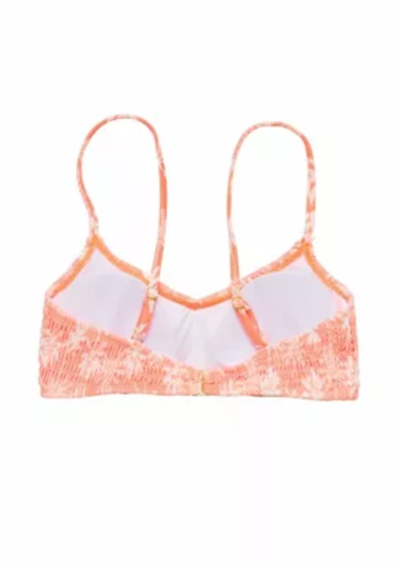 Snapper Rock Womens Cali Palms Recycled Bikini Top