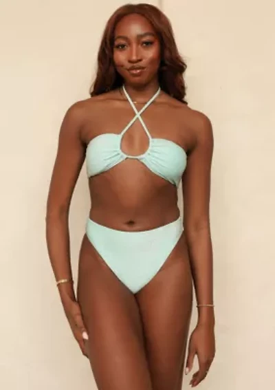 Amalfi String Tie Bandeau Bikini Top