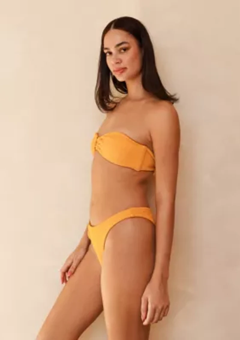 Lotus Bandeau Bikini Top