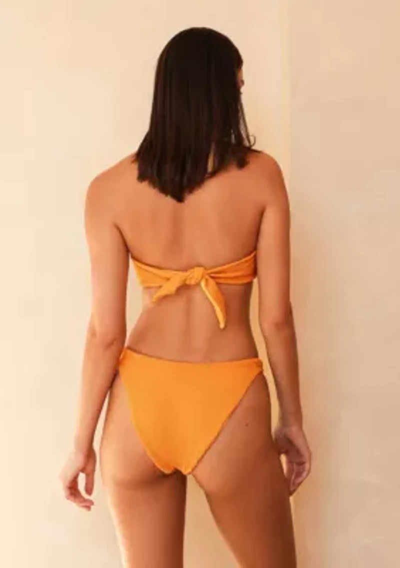 Lotus Bandeau Bikini Top