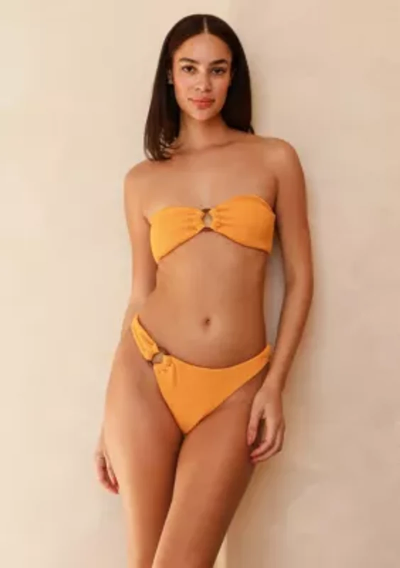 Lotus Bandeau Bikini Top