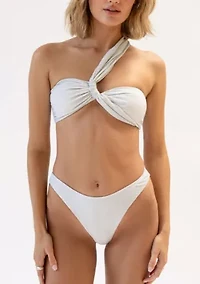 Frankie Asymmetrical Bandeau Bikini Top