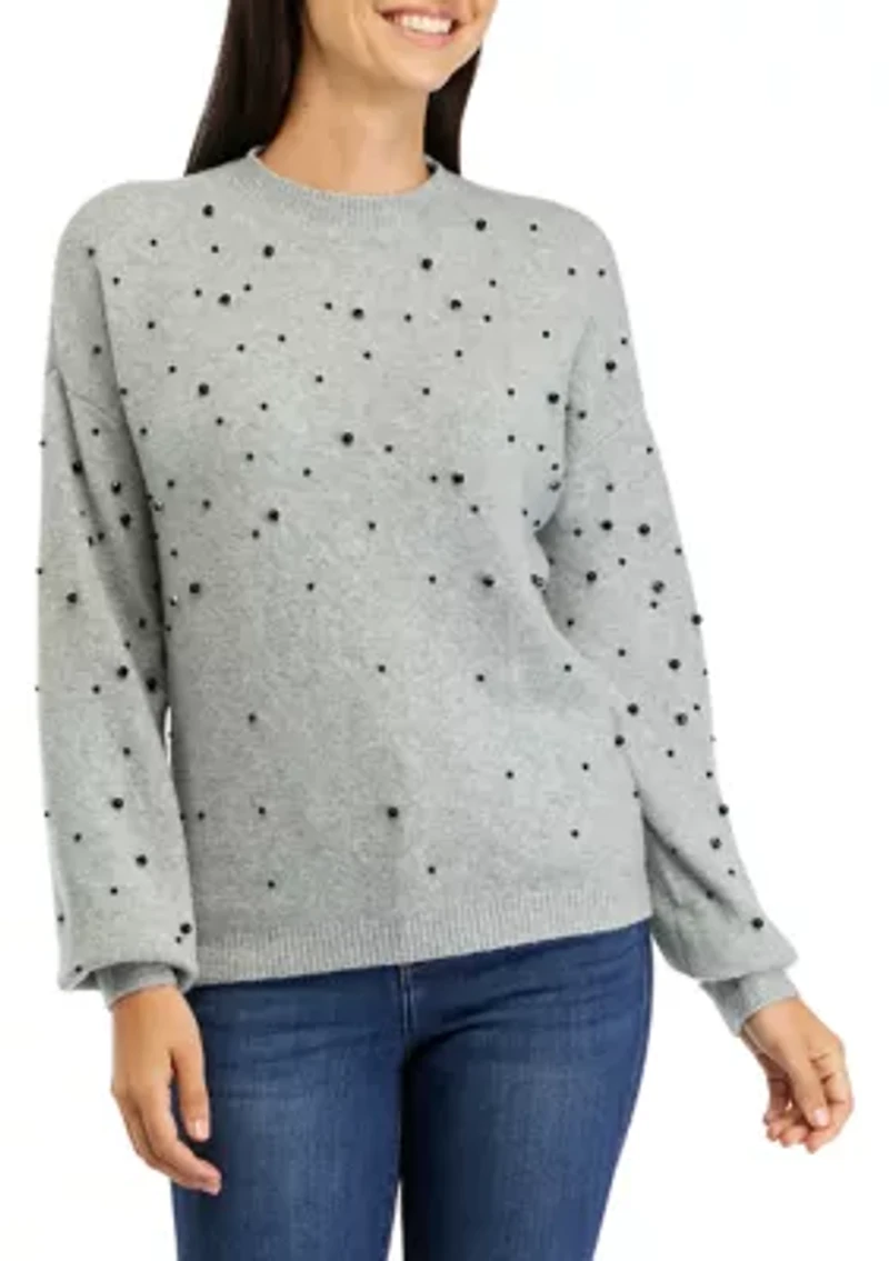 Women's Pearl Jewel Sweater