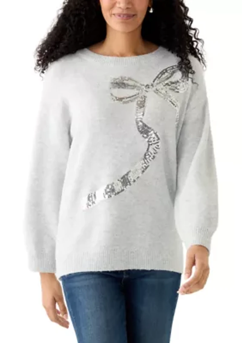 Women's Shine Bow Sweater