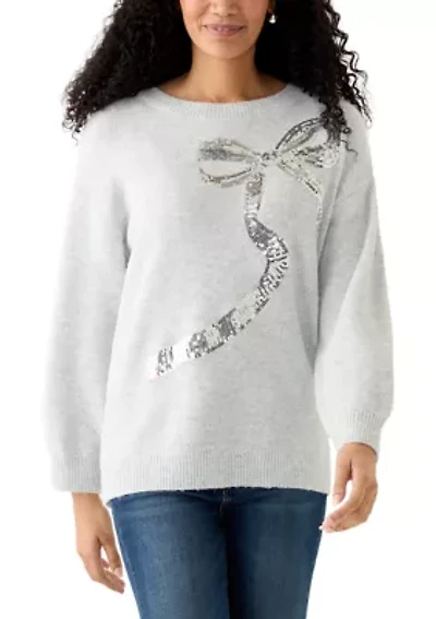 Women's Shine Bow Sweater