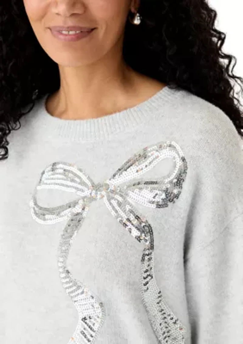 Women's Shine Bow Sweater