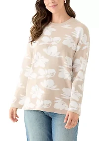 Women's Intarsia Knit Tunic Sweater