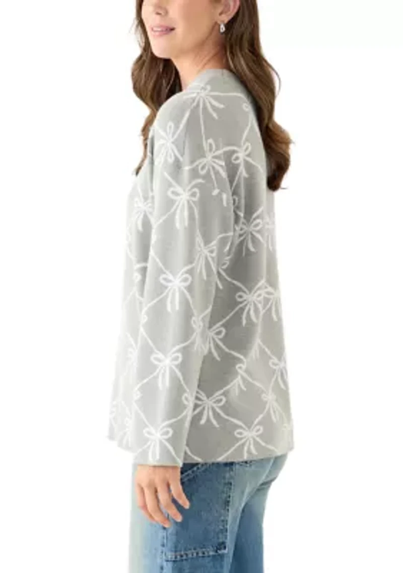 Women's Intarsia Knit Tunic Sweater