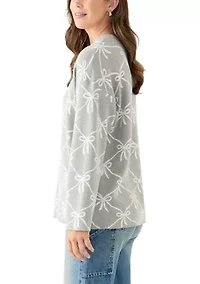 Women's Intarsia Knit Tunic Sweater