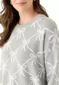 Women's Intarsia Knit Tunic Sweater