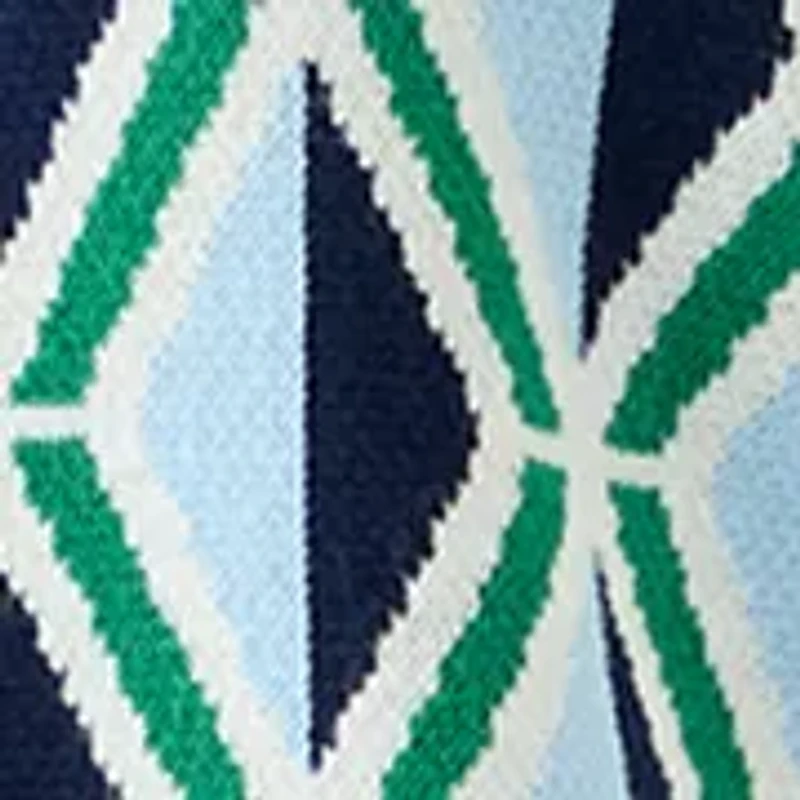 Women's Intarsia Knit Cropped Cardigan