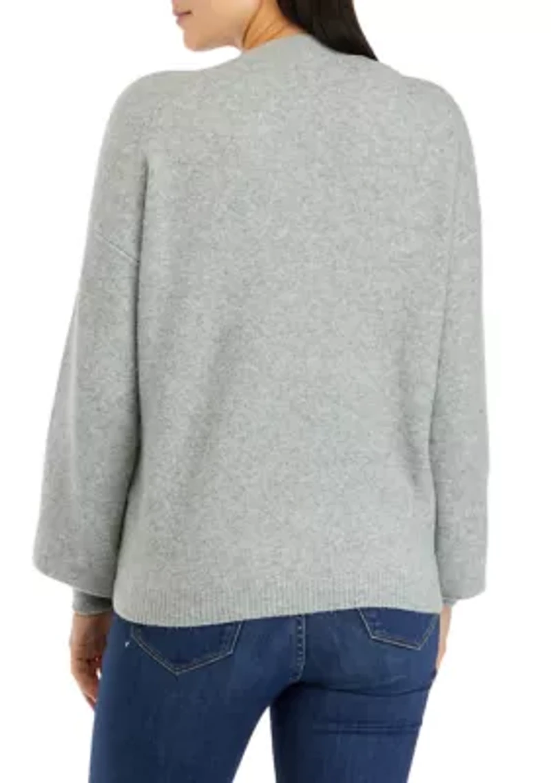 Petite Gray Heather Sweater