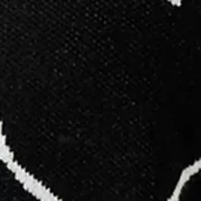 Petite Puff Sleeve Intarsia Sweater