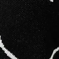 Petite Puff Sleeve Intarsia Sweater