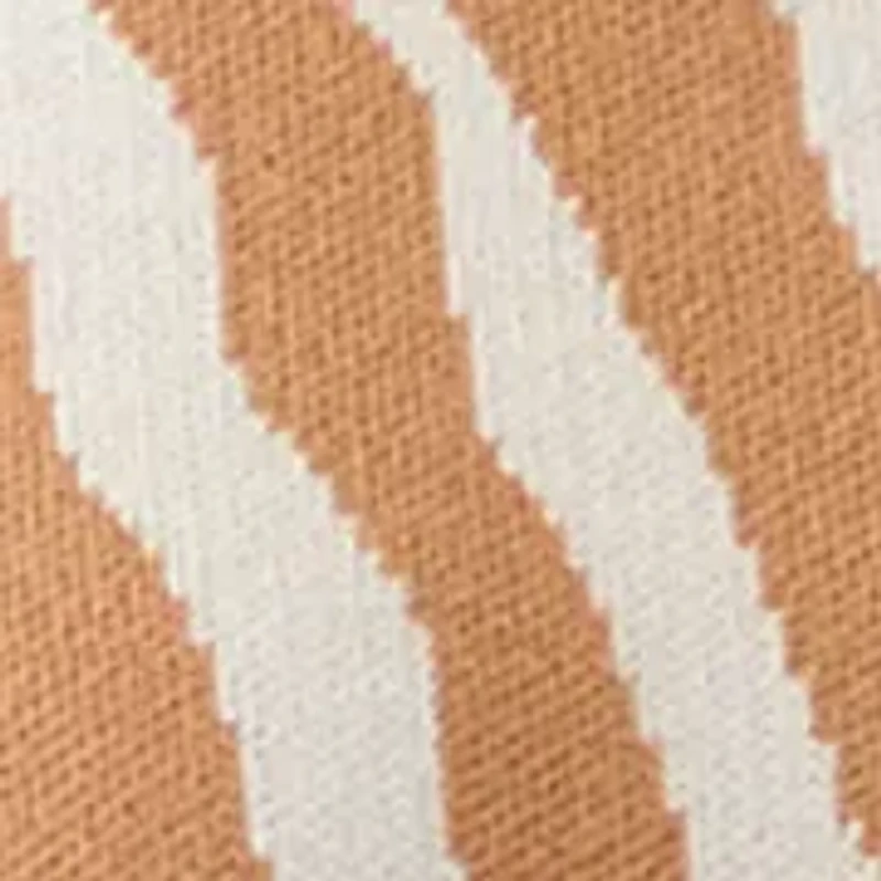 Petite Puff Sleeve Intarsia Sweater