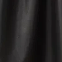 Petite Tiered Vegan Leather Dress