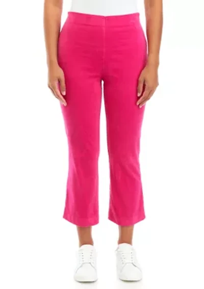 Petite Kick Flare Leg Corduroy Pants