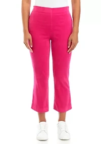 Petite Kick Flare Leg Corduroy Pants