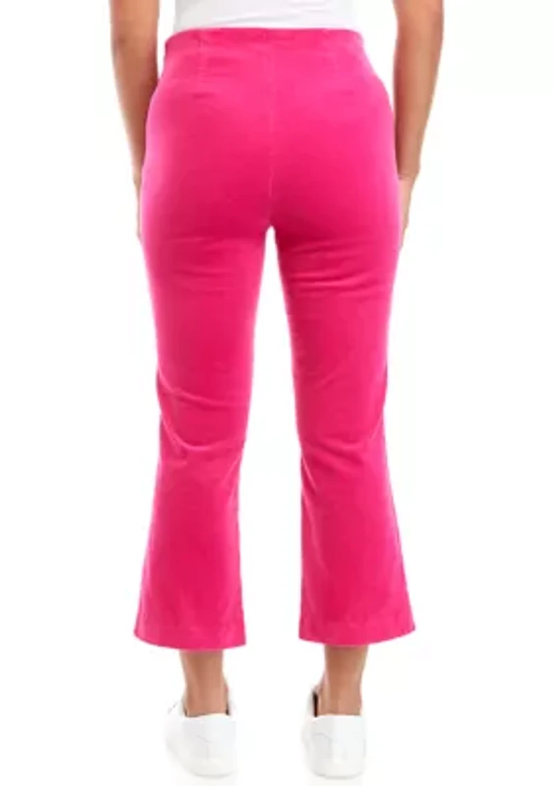 Petite Kick Flare Leg Corduroy Pants
