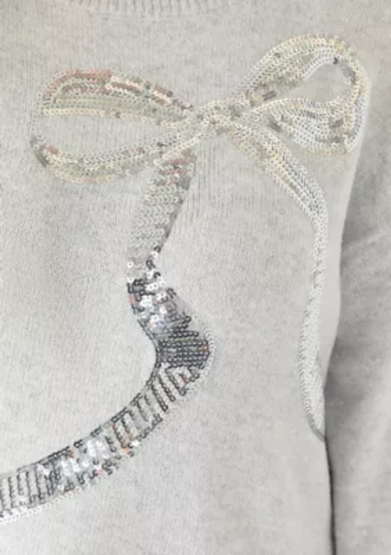 Plus Shine Bow Sweater
