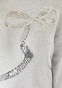 Plus Shine Bow Sweater