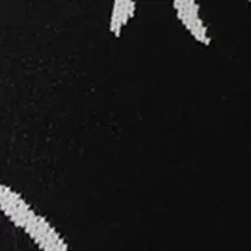 Plus Puff Sleeve Intarsia Sweater