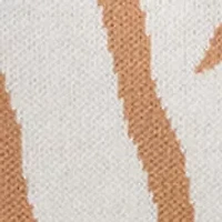 Plus Puff Sleeve Intarsia Sweater