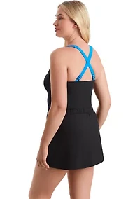 Skirted One Piece Runaround Swimdress