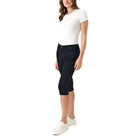 Pintuck Denim Skimmer
