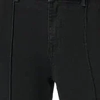 Pintuck Wide Leg Jean
