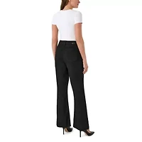 Pintuck Wide Leg Jean
