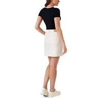 Utility Denim Skirt